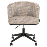 Eetkamerstoel Rochenne trendy nature swivel on wheels