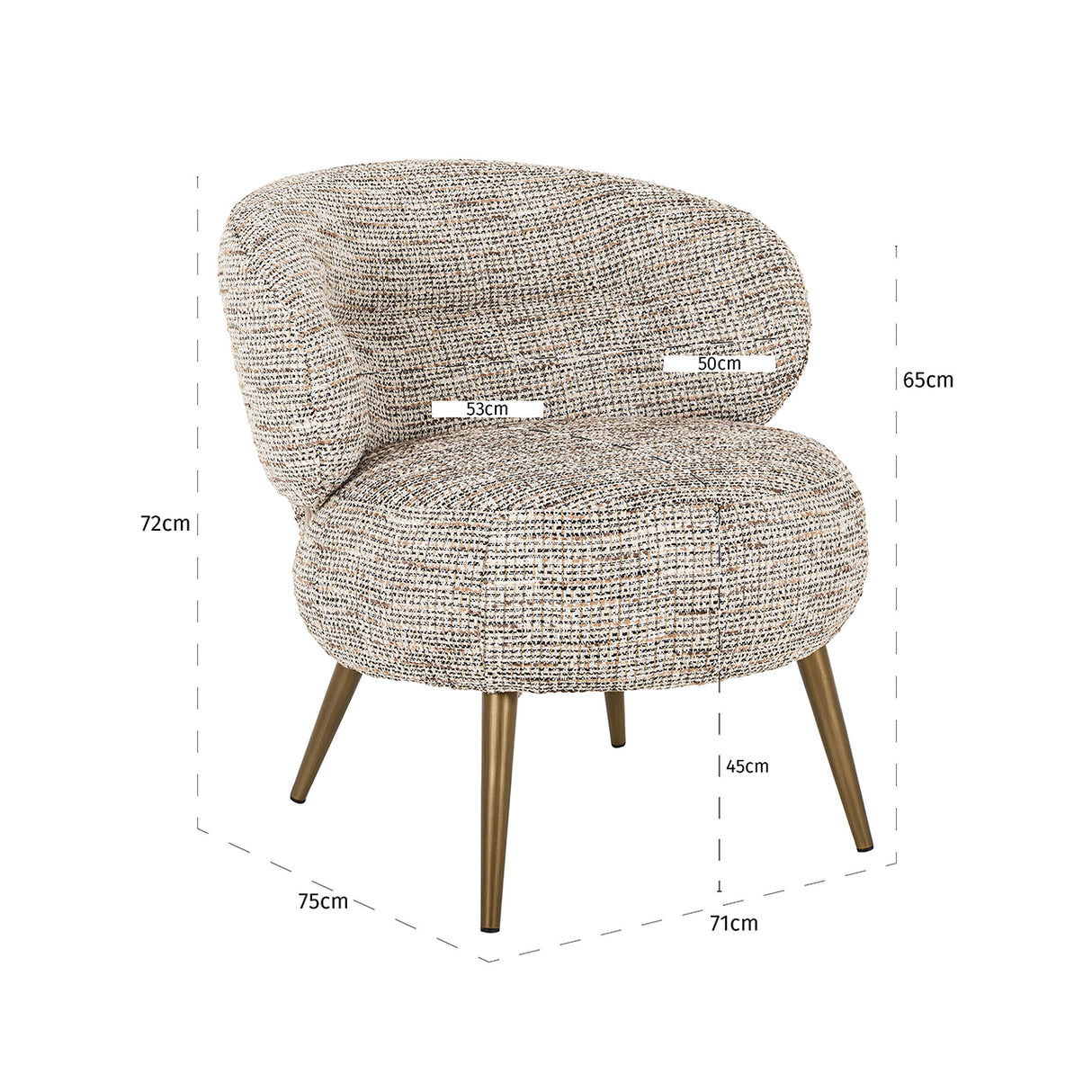 Fauteuil Sabor trendy nature (Be Trendy 01 Nature) van Richmond Interiors – Luxe comfort op maat van PureWonen. Vraag naar de beste prijs.