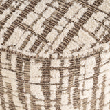 Poef & Voetenbank Lexie cream 45Ø