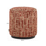 Poef & Voetenbank Lexie terra 45Ø