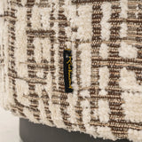 Poef & Voetenbank Lexie cream 70Ø