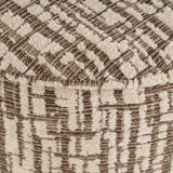 Poef & Voetenbank Lexie cream 70Ø