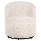Lounge stoel Jackie lovely cream swivel kids