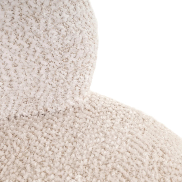 Lounge stoel Jackie lovely cream swivel kids