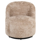 Lounge stoel Jackie sheep natural swivel kids