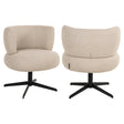 Eetkamerstoel Alexis biscotti swivel van Richmond Interiors – Luxe comfort op maat van PureWonen. Vraag naar de beste prijs.