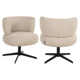 Eetkamerstoel Alexis biscotti swivel van Richmond Interiors – Luxe comfort op maat van PureWonen. Vraag naar de beste prijs.