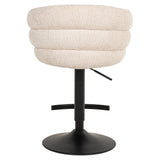 Barstoel Nikki niagara beige swivel fire retardant
