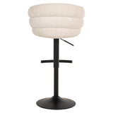 Barstoel Nikki niagara beige swivel fire retardant
