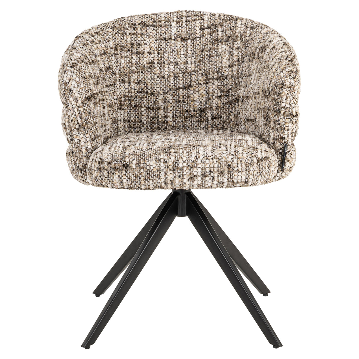 Eetkamerstoel Serenity brown omara swivel fire retardant