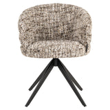 Eetkamerstoel Serenity brown omara swivel fire retardant