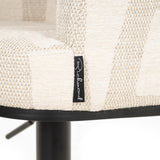 Bar/counterstoel Cheyenne beige graffic (Beige graffic) – Richmond Interiors (afbeelding 2)
