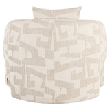 Lounge stoel Tuscany beige graffic