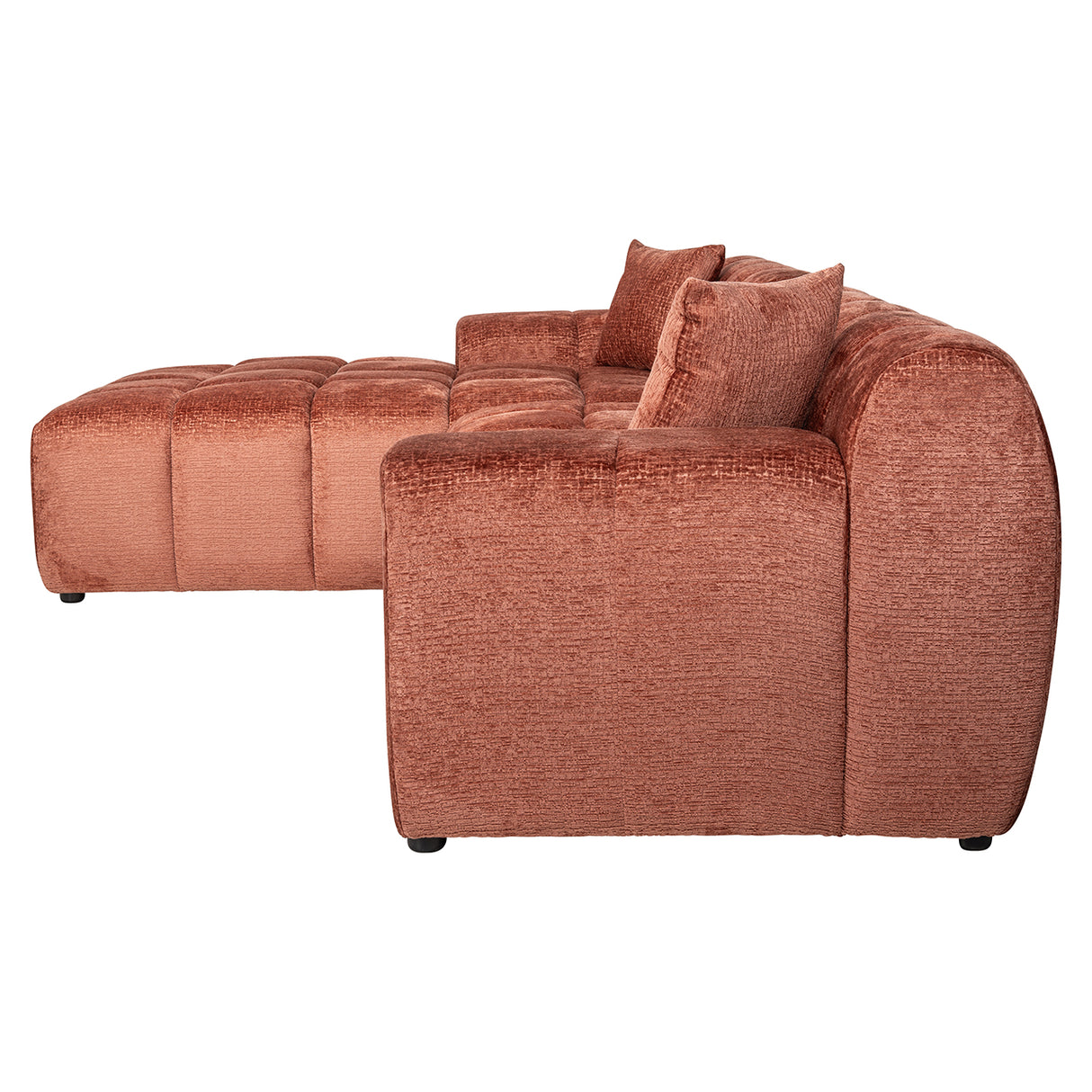 Sofa Cube 3-zits + lounge links (Fusion 92 Blush) van Richmond Interiors – Luxe comfort op maat van PureWonen. Vraag naar de beste prijs.