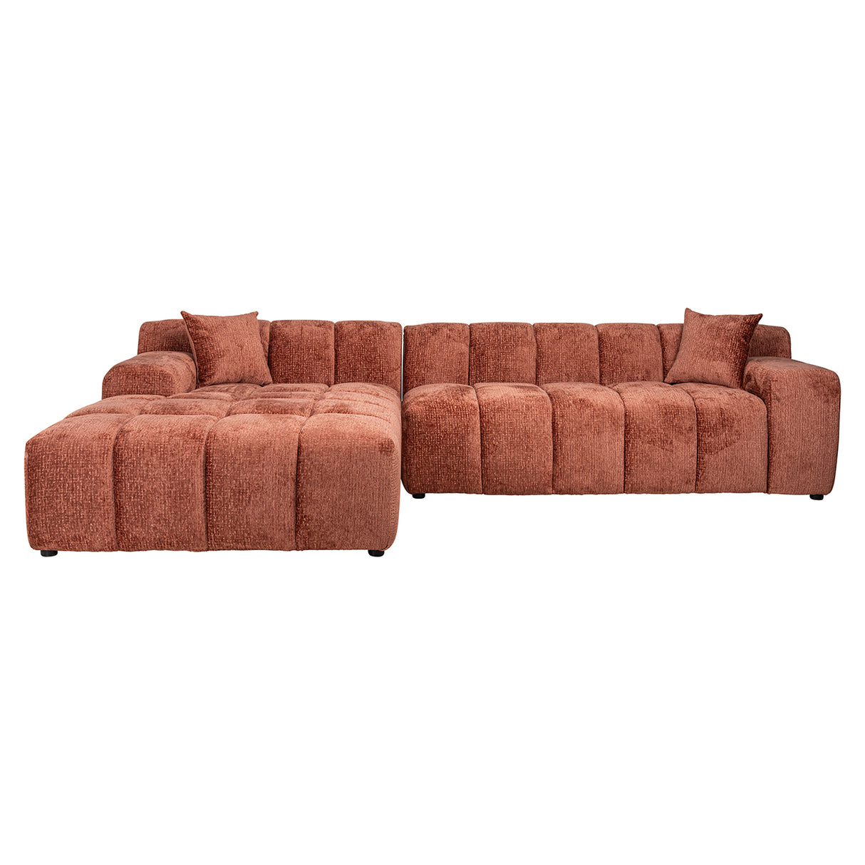 Sofa Cube 3-zits + lounge links (Fusion 92 Blush) van Richmond Interiors – Luxe comfort op maat van PureWonen. Vraag naar de beste prijs.