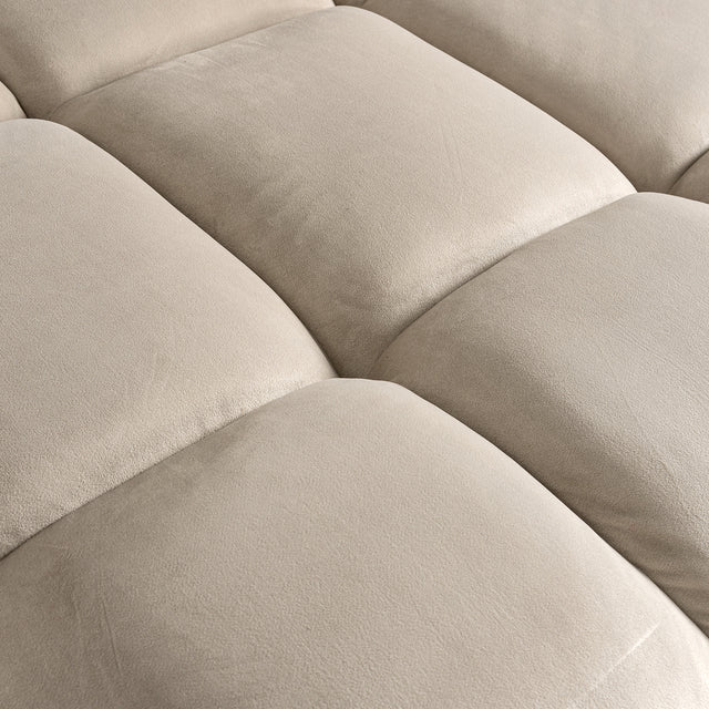Bank Cube 3-zits + lounge links (Quartz Khaki 903) van Richmond Interiors – Luxe comfort op maat van PureWonen. Vraag naar de beste prijs.