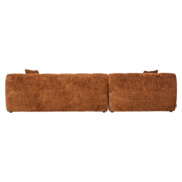 Sofa Cube 3-zits + lounge links (Be Lovely 603 Cinnamon) van Richmond Interiors – Luxe comfort op maat van PureWonen. Vraag naar de beste prijs.