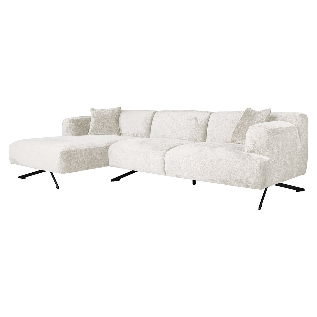 Bank Donovan 3-seats + lounge left (Fusion cream 02) van Richmond Interiors – Luxe comfort op maat van PureWonen. Vraag naar de beste prijs.