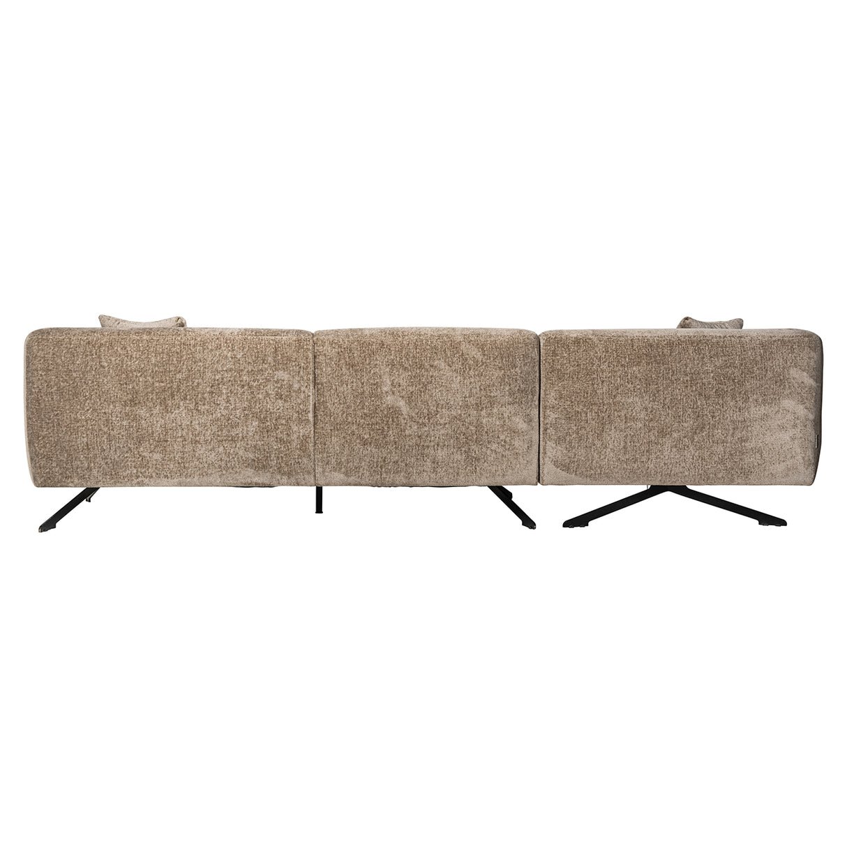 Bank Donovan 3-zits + lounge links (Bergen 104 taupe chenille) van Richmond Interiors – Luxe comfort op maat van PureWonen. Vraag naar de beste prijs.