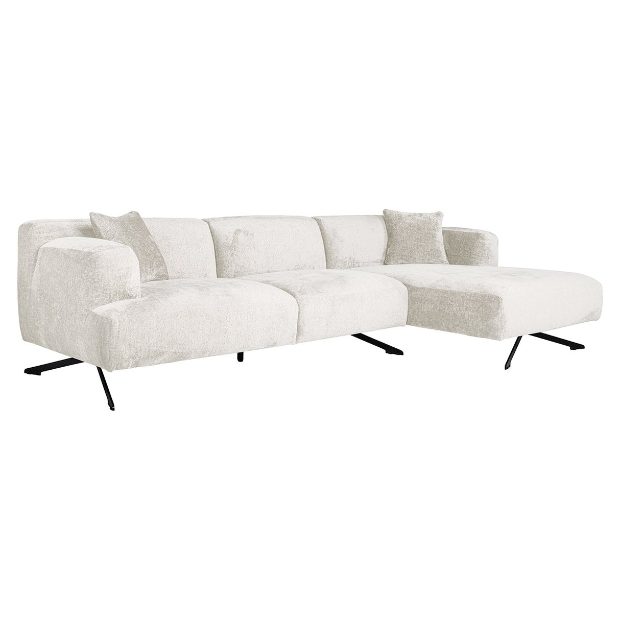 Bank Donovan 3-seats + lounge right (Fusion cream 02) van Richmond Interiors – Luxe comfort op maat van PureWonen. Vraag naar de beste prijs.