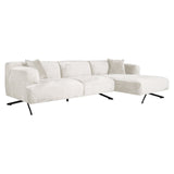 Bank Donovan 3-seats + lounge right (Fusion cream 02) van Richmond Interiors – Luxe comfort op maat van PureWonen. Vraag naar de beste prijs.