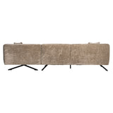 Bank Donovan 3-zits + lounge rechts (Bergen 104 taupe chenille) van Richmond Interiors – Luxe comfort op maat van PureWonen. Vraag naar de beste prijs.