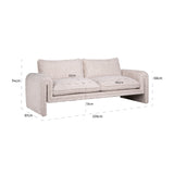 Bank Sandro lovely cream (Be Lovely 11 Cream) van Richmond Interiors – Luxe comfort op maat van PureWonen. Vraag naar de beste prijs.