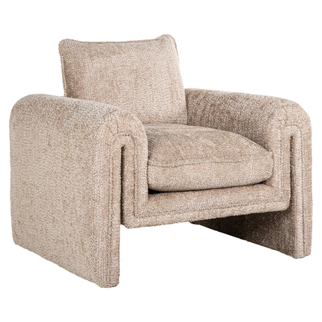 Fauteuil Sandro beige (Be Lovely 170 Beige) van Richmond Interiors – Luxe comfort op maat van PureWonen. Vraag naar de beste prijs.