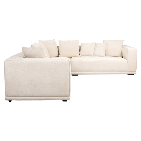 Hoekbank Lusso beige chenille (Niagara 902 beige Chenille) van Richmond Interiors – Luxe comfort op maat van PureWonen. Vraag naar de beste prijs.