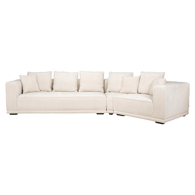Sofa Lusso 4-zits beige chenille (Niagara 902 beige Chenille) van Richmond Interiors – Luxe comfort op maat van PureWonen. Vraag naar de beste prijs.