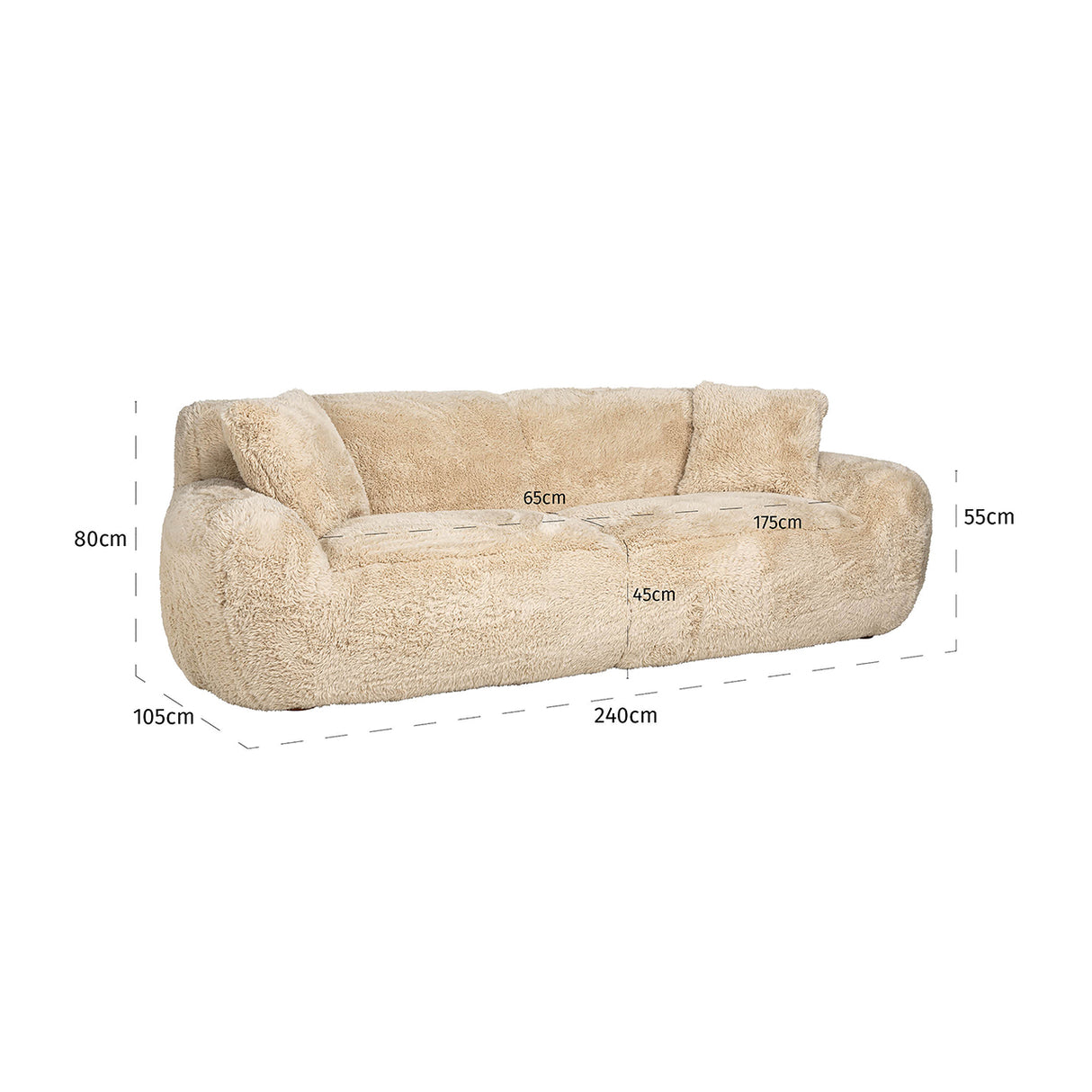 Bank Comfy sand yakety (Yakety Yak Sand) van Richmond Interiors – Luxe comfort op maat van PureWonen. Vraag naar de beste prijs.