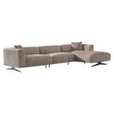 Bank Hoxton 3-zits + lounge rechts (Be Lovely 170 Beige) van Richmond Interiors – Luxe comfort op maat van PureWonen. Vraag naar de beste prijs.