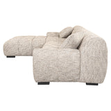 Bank Hazel 3-zits + lounge links trendy nature (Be Trendy 01 Nature) van Richmond Interiors – Luxe comfort op maat van PureWonen. Vraag naar de beste prijs.