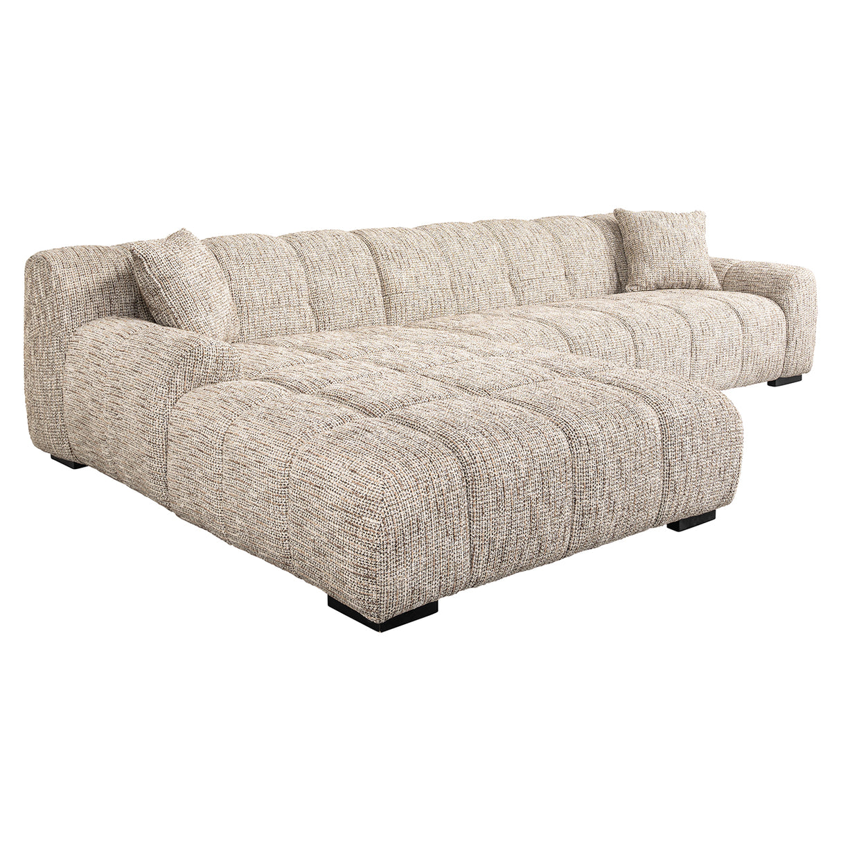 Bank Hazel 3-zits + lounge links trendy nature (Be Trendy 01 Nature) van Richmond Interiors – Luxe comfort op maat van PureWonen. Vraag naar de beste prijs.