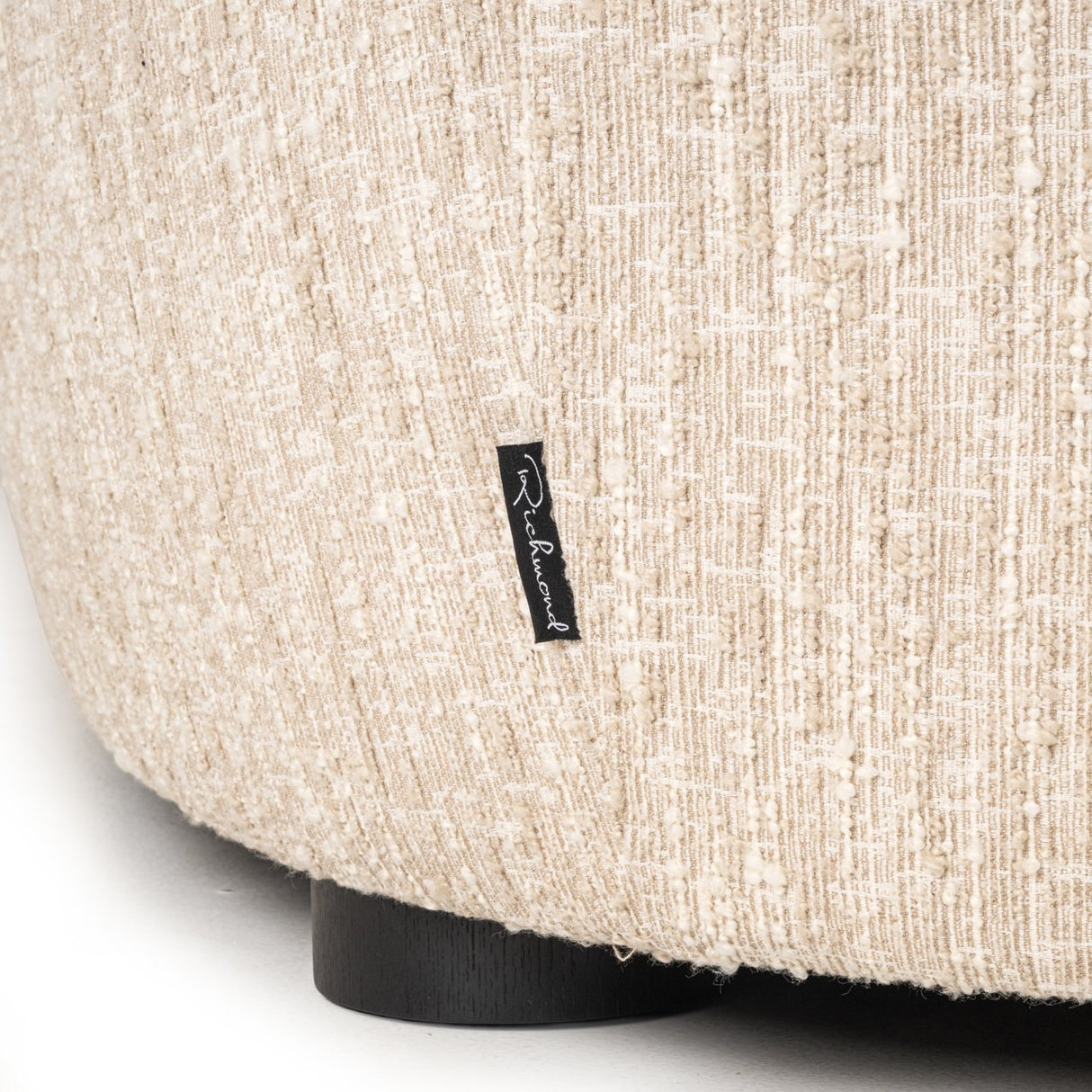 Bank Pandora beige angora lounge left