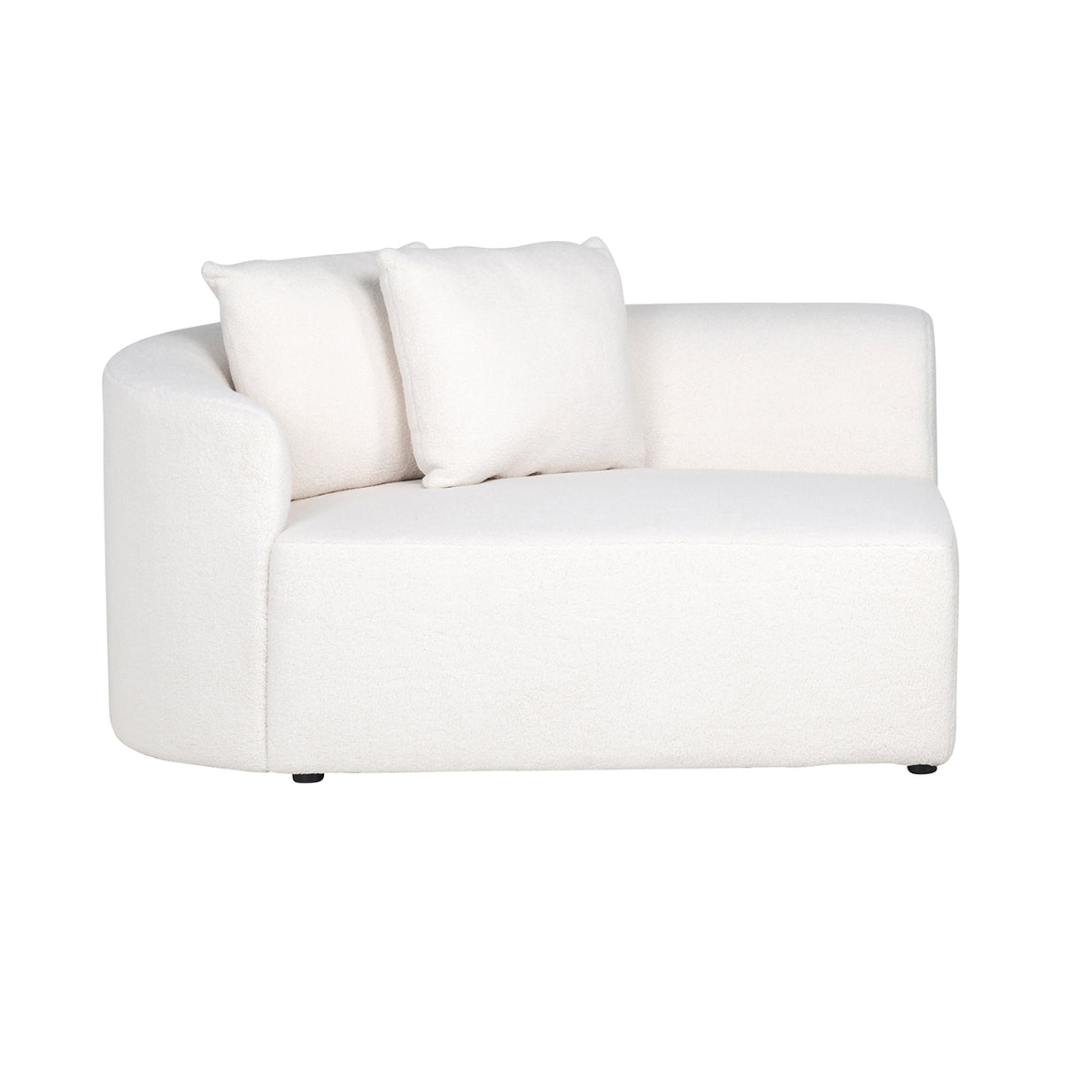 Bank Grayson arm links white furry | rechts doorgestoffeerd (Himalaya 900 white furry) van Richmond Interiors – Luxe comfort op maat van PureWonen. Vraag naar de beste prijs.