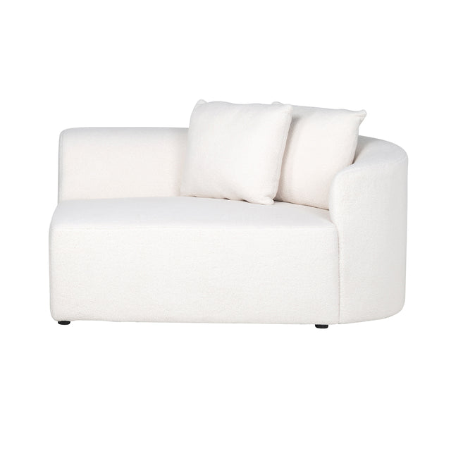 Bank Grayson arm rechts white furry | links doorgestoffeerd (Himalaya 900 white furry) van Richmond Interiors – Luxe comfort op maat van PureWonen. Vraag naar de beste prijs.