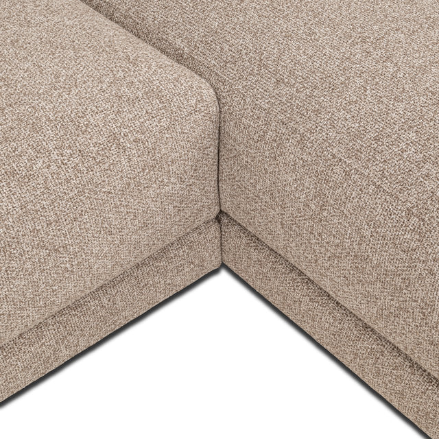 Bank Trentino cayenne brown 3,5-seater + lounge left or right