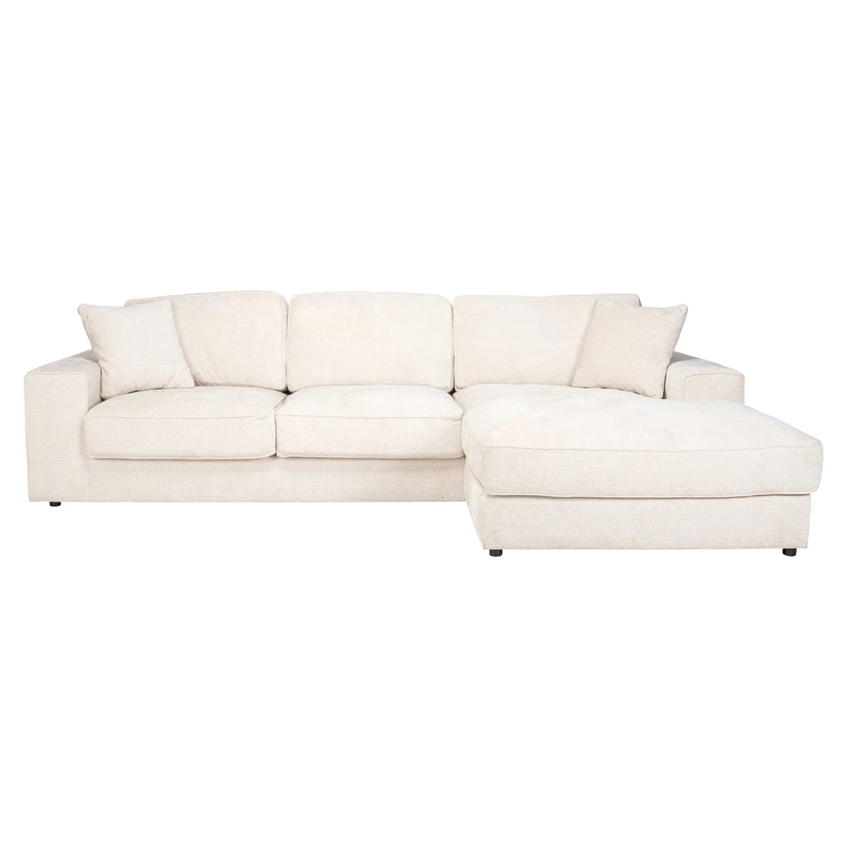 Bank Santos niagara beige 2,5-seater + lounge right