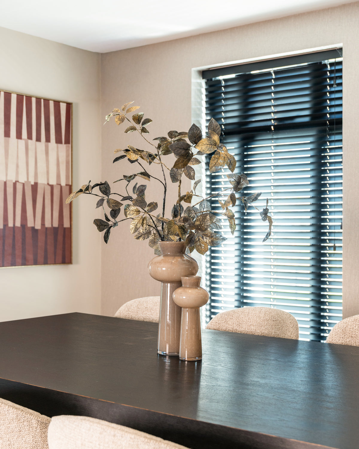 Vaas Lunor taupe small – Richmond Interiors (afbeelding 6)