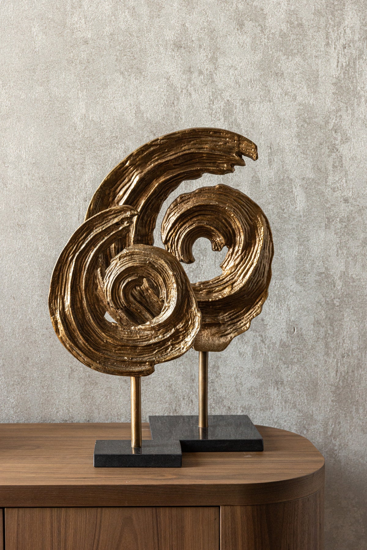 Decoratief object Swirl brass antique – Richmond Interiors (afbeelding 6)