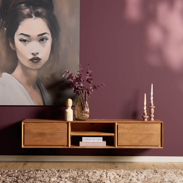 Zwevend tv meubel Ambiance Naturel | 160 cm