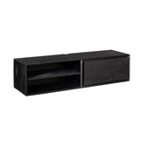 Zwevend tv meubel Ambiance Black | 120 cm