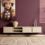 Zwevend tv meubel Ambiance Sand | 200 cm