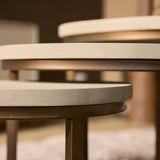 Salontafel Madison Sand | 70 cm | set van 3