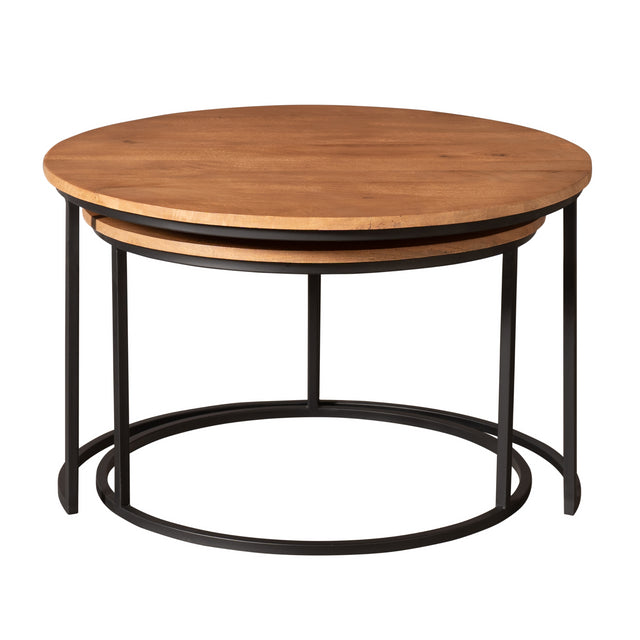 Salontafel Madison Natural | 70 cm | Set van 2