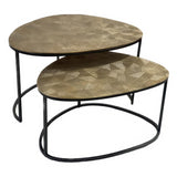 Salontafel Ziva Gold | 90 cm