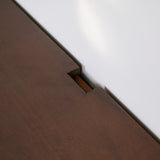 Zwevend tv meubel Vision Walnut | 120 cm