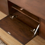 Zwevend tv meubel Vision Walnut | 120 cm