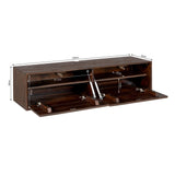 Zwevend tv meubel Vision Brown | 120 cm